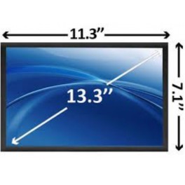 13,3" LED Slimline Scherm Mat 1366x768 6 gaatjes